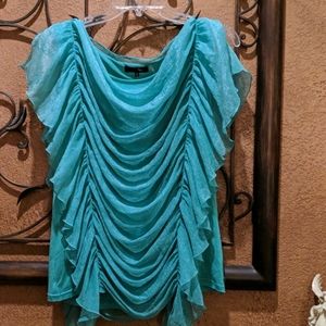 Ruffled Blouse with flutter sleeves